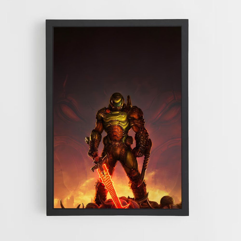 Poster Le Dominateur des Enfers – affiche Doom (vue 2)